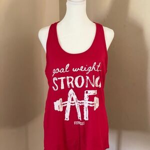 Red Women's Tank Top